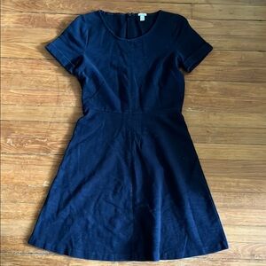 J Crew Elegant Navy Blue Women's Dress